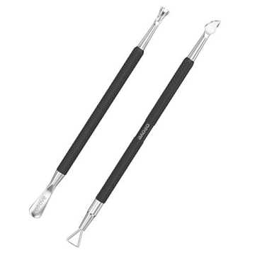 opove X7 Cuticle Pusher and Trimmer Set - Premium Stainless Steel Nail Care Tools