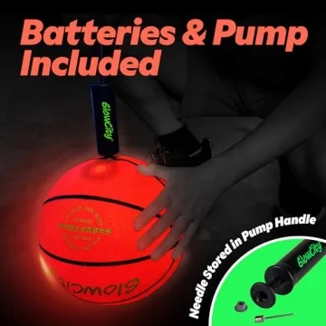 GlowCity Glow in The Dark Basketball for Night Play - Great Gift
