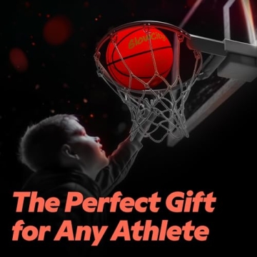GlowCity Glow in The Dark Basketball for Night Play - Great Gift