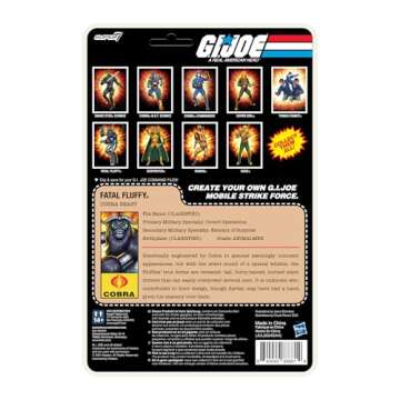 Super7 G.I. Joe Reaction+ Figures - Fatal Fluffy Action Figure