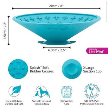 LickiMat Splash: Slow Feeder Bowl for Dogs