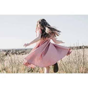 Toddler Baby Girl Dress Summer Cotton Linen Ruffle Halter Sleeveless Kids Casual Beach Party Dresses...