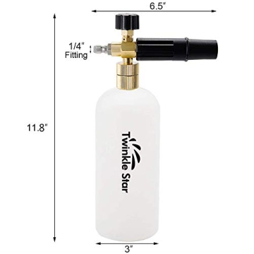 Twinkle Star Pressure Washer Foam Lance for Effective Cleaning