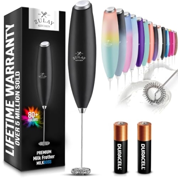 Zulay Kitchen Milk Frother Wand – Elevate Your Coffee Experience