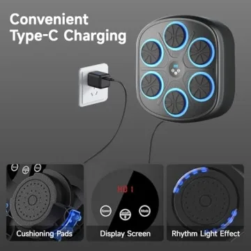 MEGELIN Music Boxing Machine - Fun Workout for Everyone