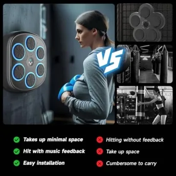 MEGELIN Music Boxing Machine - Fun Workout for Everyone