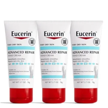 Eucerin Advanced Repair Hand Cream - Fragrance Free, Hand Lotion for Very Dry Skin - 2.7 Ounce (Pack...