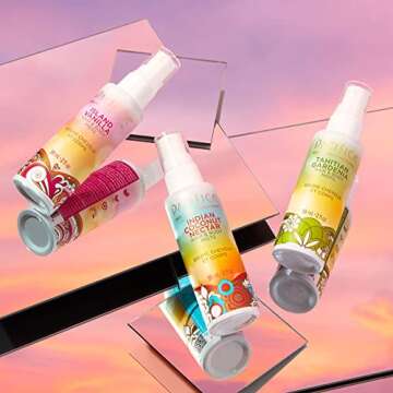 Pacifica Beauty Mini Fragrance Sampler, 3 Island Vanilla Scents - Hair Perfume & Body Spray Gift Set...