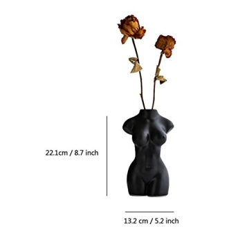 AMITD Female Body Form Vase - Chic Modern Decor Piece