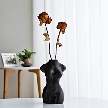 AMITD Female Body Form Vase - Chic Modern Decor Piece