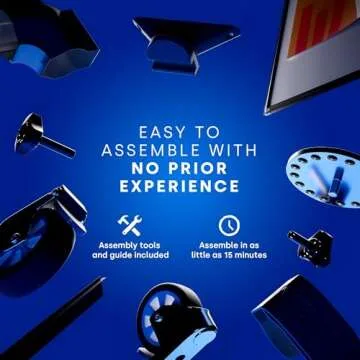 Kamelleo 48x36 Mobile Dry Erase Whiteboard for All Ages