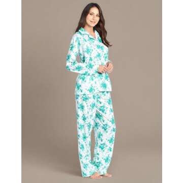 Stylish Casual Nights Women's Long Sleeve Pajama Set