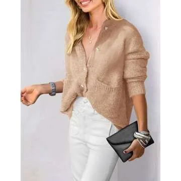 PRETTYGARDEN Casual Cardigan Sweater - Stylish & Cozy