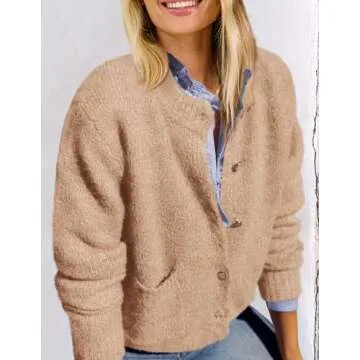 PRETTYGARDEN Casual Cardigan Sweater - Stylish & Cozy