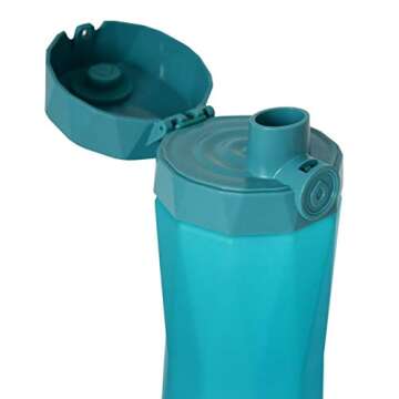 Hidrate Spark 2.0 Smart Water Bottle (Teal) - Tracks Water Intake & Glows to Remind You to Stay Hydrated