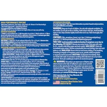 General Finishes High Performance Topcoat - Durable Satin Finish