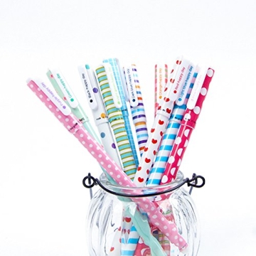 Toshine Cute Color Pens Set - 10 Beautiful Gel Ink Pens