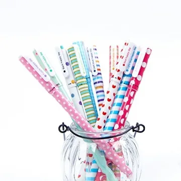 Toshine Cute Color Pens Set - 10 Beautiful Gel Ink Pens