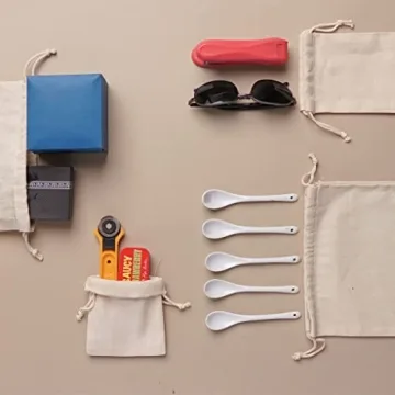 BigLotBags Reusable Muslin Bags Pack of 25 Eco Friendly