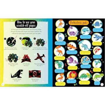 Scratch and Sparkle Dinosaurs Activity Book