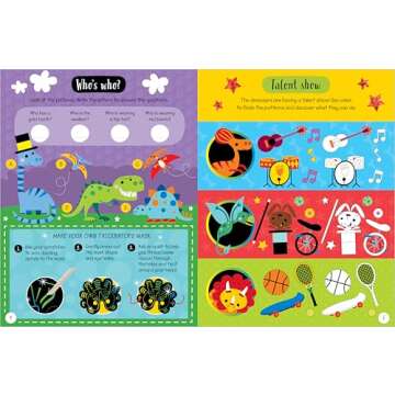 Scratch and Sparkle Dinosaurs Activity Book