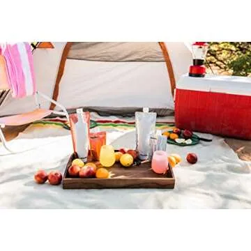 Wine2Go The Original Foldable and Reusable Wine Pouch that Holds a Full 750ml Bottle, Red