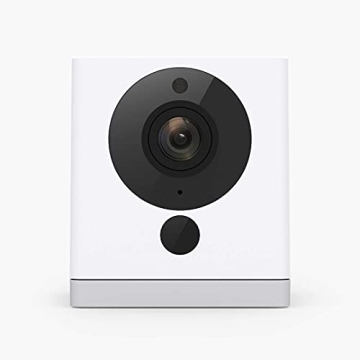 WYZE Cam v2 1080p HD Indoor WiFi Smart Home Camera with Night Vision, 2-Way Audio, Works with Alexa & the Google Assistant, White, 1-Pack