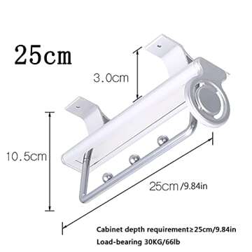 ZYFA Retractable Pull Out Pants Rack for Organized Closets