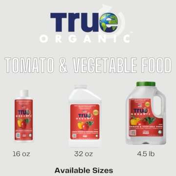 True Organic Tomato & Vegetable Food – Fertilizer for Bountiful Harvests