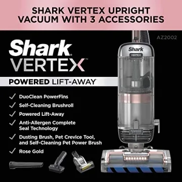 Shark AZ2002 Vertex Vacuum with DuoClean PowerFins