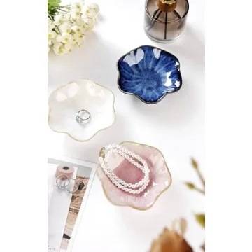 Buy JAMEND CLXP Lotus Leaf Ring Holder Dish - White