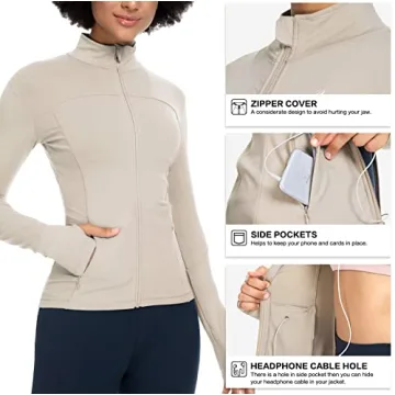 QUEENIEKE Women's Running Jacket for Stylish Workout Comfort