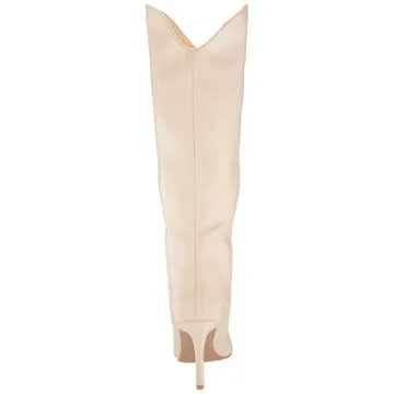 Chinese Laundry Women's Fiora Knee High Boot, Cream, 11