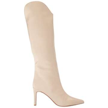 Chinese Laundry Women's Fiora Knee High Boot, Cream, 11