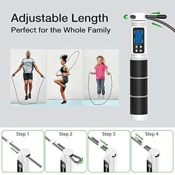 Smart Jump Rope with Counter for Effective Workouts