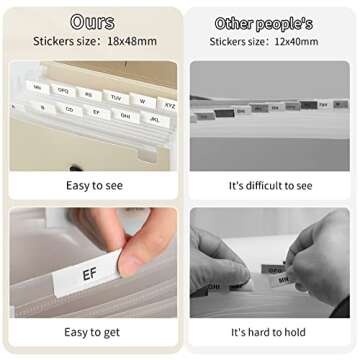 JIMEIQI Accordion File Organizer, 13 Pocket Expanding File Folder Organizer for Letter Size/A4 Documents, Beige Expandable Portable Monthly Bill/Receipt Organizer for Home/Office/School