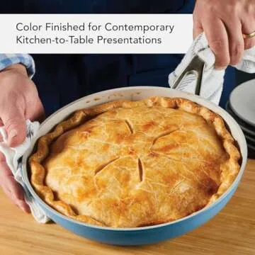 KitchenAid 9-Piece Nonstick Cookware Set in Blue Velvet