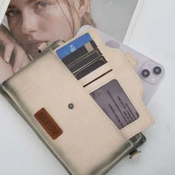 Wrangler Crossbody Purses for Women Multi-function Shoulder Bag Card Holder Small Purse Women's wallets with Double Zipper WG120-209TN