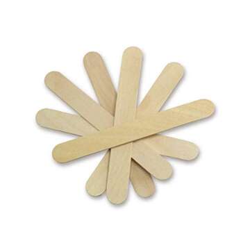 Medline Wood Tongue Depressors, Non-Sterile, 6 inch, 500 Count (Pack Of 10)