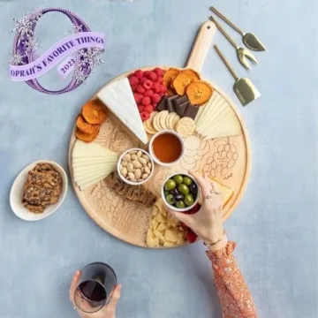 Sophistiplate Charcuterie Board with Placement Guide