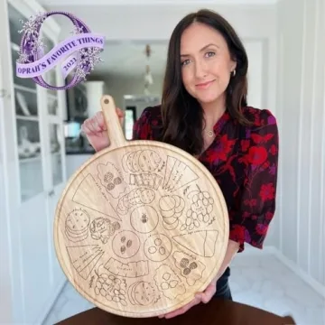 Sophistiplate Charcuterie Board with Placement Guide