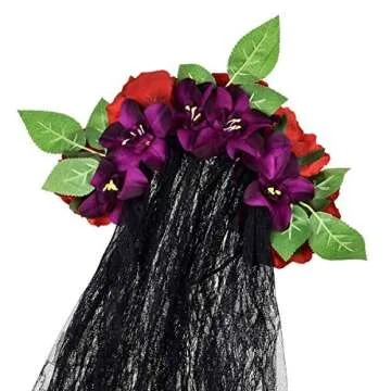 Gorgeous June Bloomy Floral Crown for Halloween Costumes