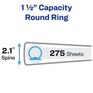 Avery Economy View 3 Ring Binders – Pack of 4