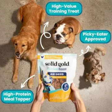 Solid Gold Dog Food Toppers for Picky Eaters - Nutritious Treats