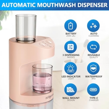 ZOFGENOW Automatic Mouthwash Dispenser for Effortless Hygiene