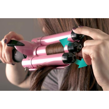 Alure Three Barrel Curling Iron for Effortless Waves