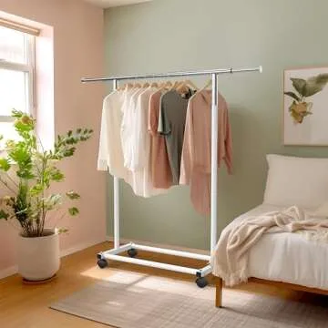 Simple Houseware Standard Rod Garment Rack