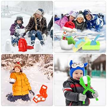 Atonofun Snow Toys Kit for Fun Winter Activities