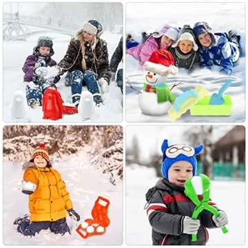 Atonofun Snow Toys Kit for Fun Winter Activities