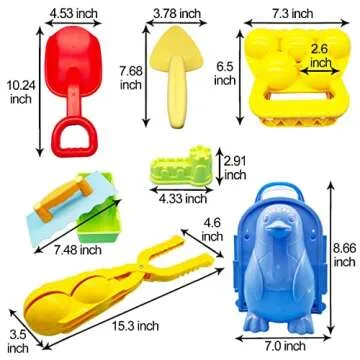 Atonofun Snow Toys Kit for Fun Winter Activities